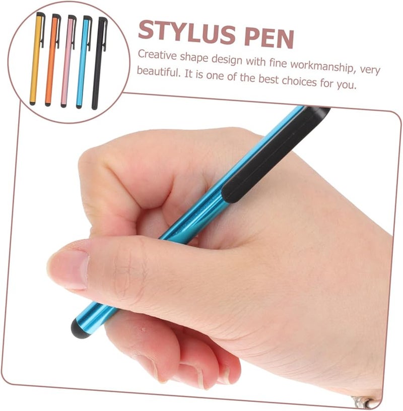 20 Pcs Capacitive Stylus Pen Set for Touch Screen Tablets and Phones Random Colors - Image 5